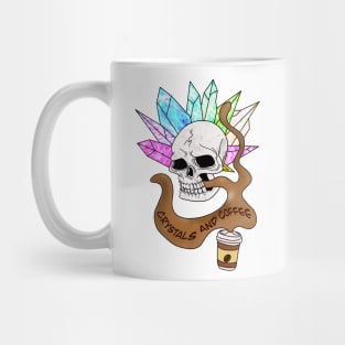 Crystals and coffee Mug